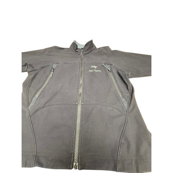 "ARCTERYX"  Women's Polartec Zip Up Jacket SZ M Zip Pockets Cinch Waist Ski - Picture 2 of 16